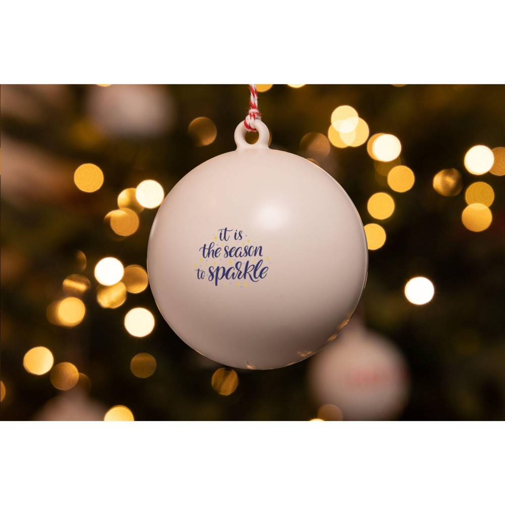 Kerstbal Ø 7 cm Recycled PP - Made in Europe