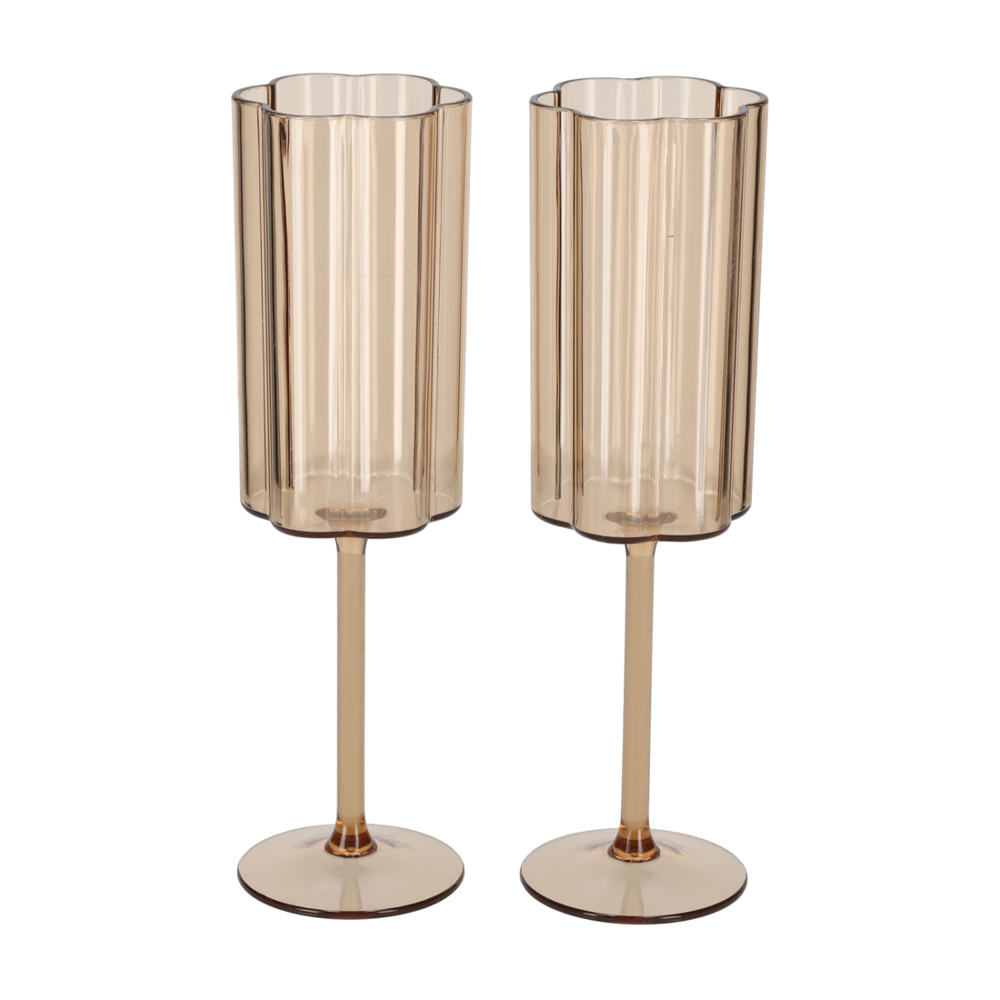 JENS Living Outdoor Glazen - bruin