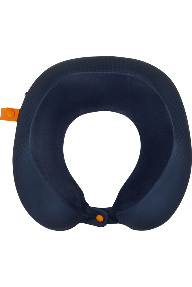American Tourister Ta Travel Pillow Memory Foam - Navy/Orange