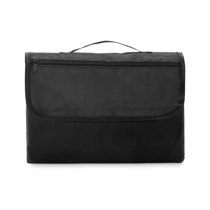COSTA - Polar fleece picknickdeken - zwart