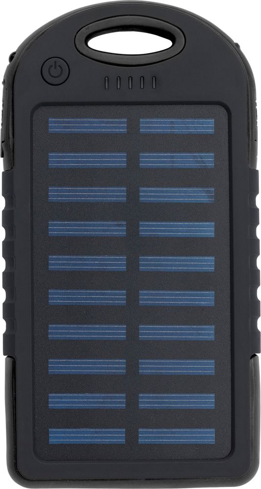 Powerbank Aurora | Solar | 4.000 mAh - Zwart