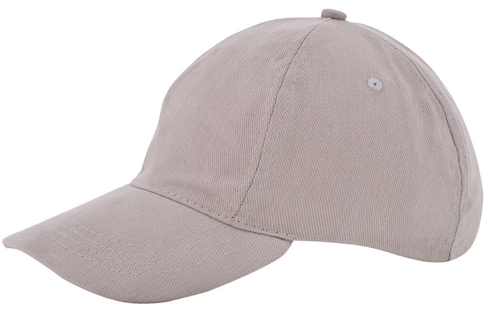 Nilton's Kinder Brushed Promo Cap, 260 g/m² - Grijs (PMS 429c) / Grijs