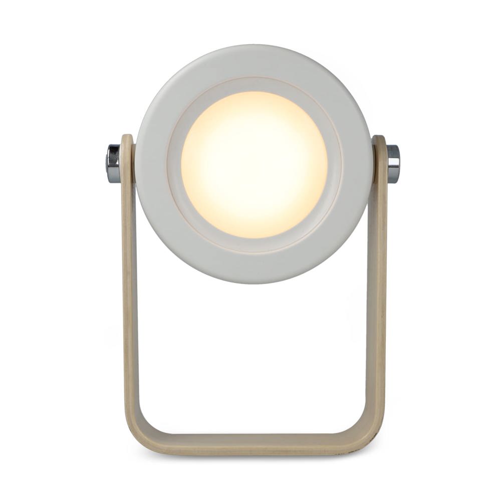 Coollux multifunctionele LED-lamp met bamboe handvat