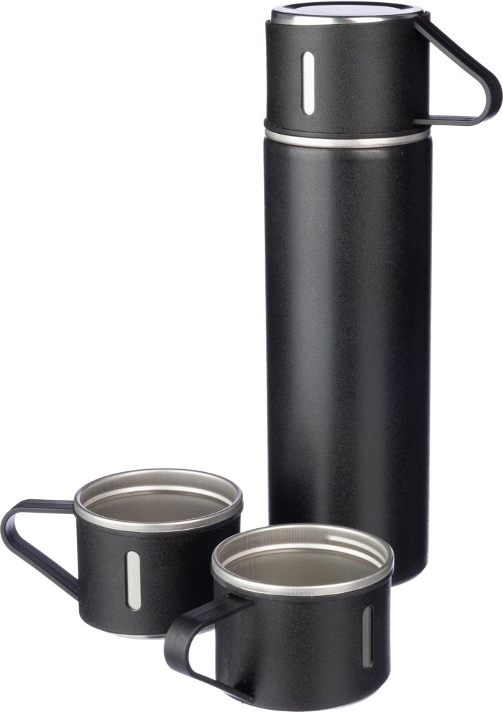 Thermosfles-set | Rvs | 420 ml + 2 bekers
