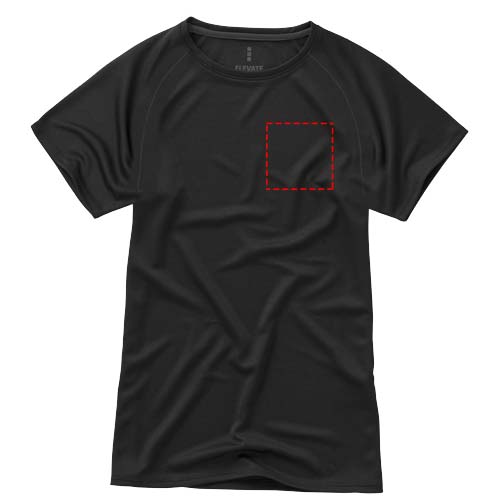Niagara 145 g/m² cool fit dames t-shirt met korte mouwen