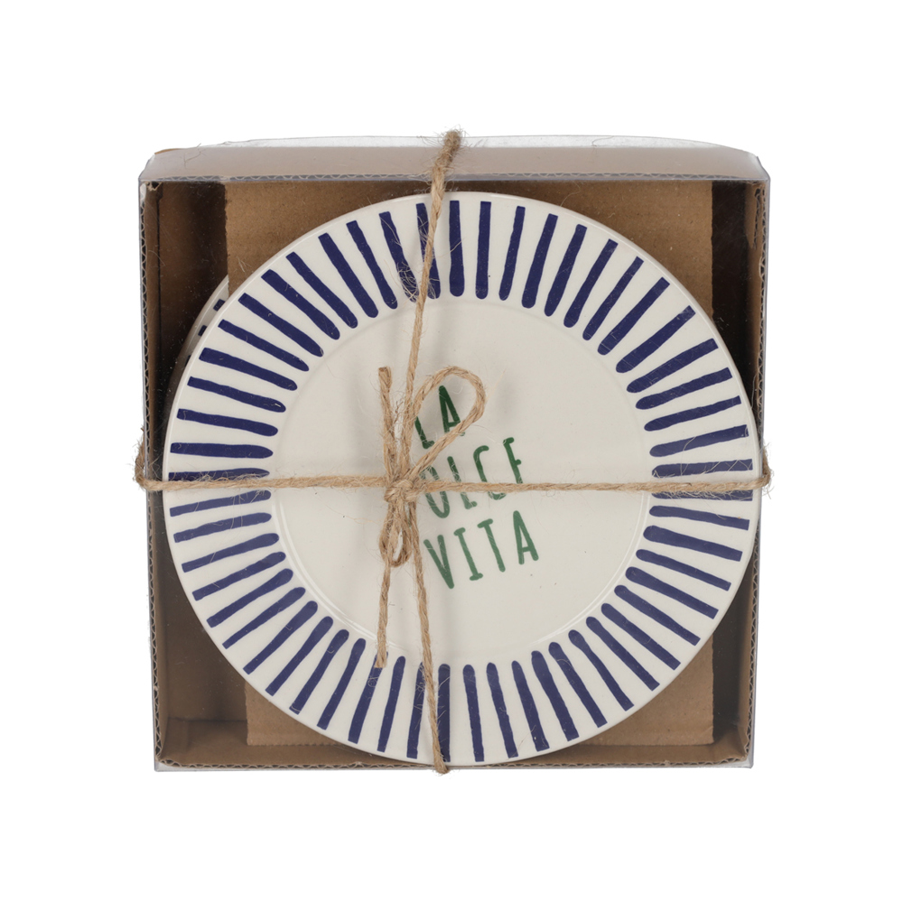 JENS Living La Dolce Vita Bordjes Blauw /2