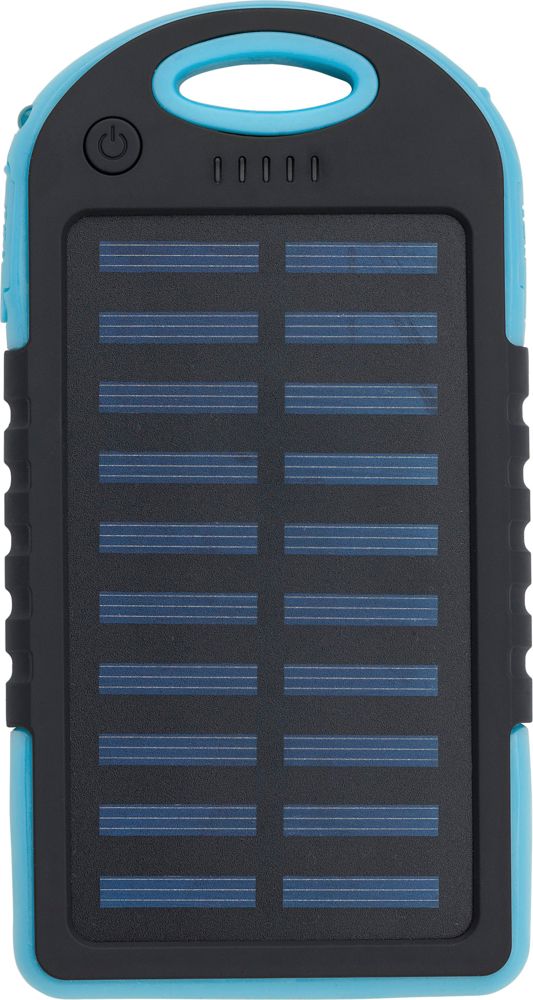Powerbank Aurora | Solar | 4.000 mAh - Blauw