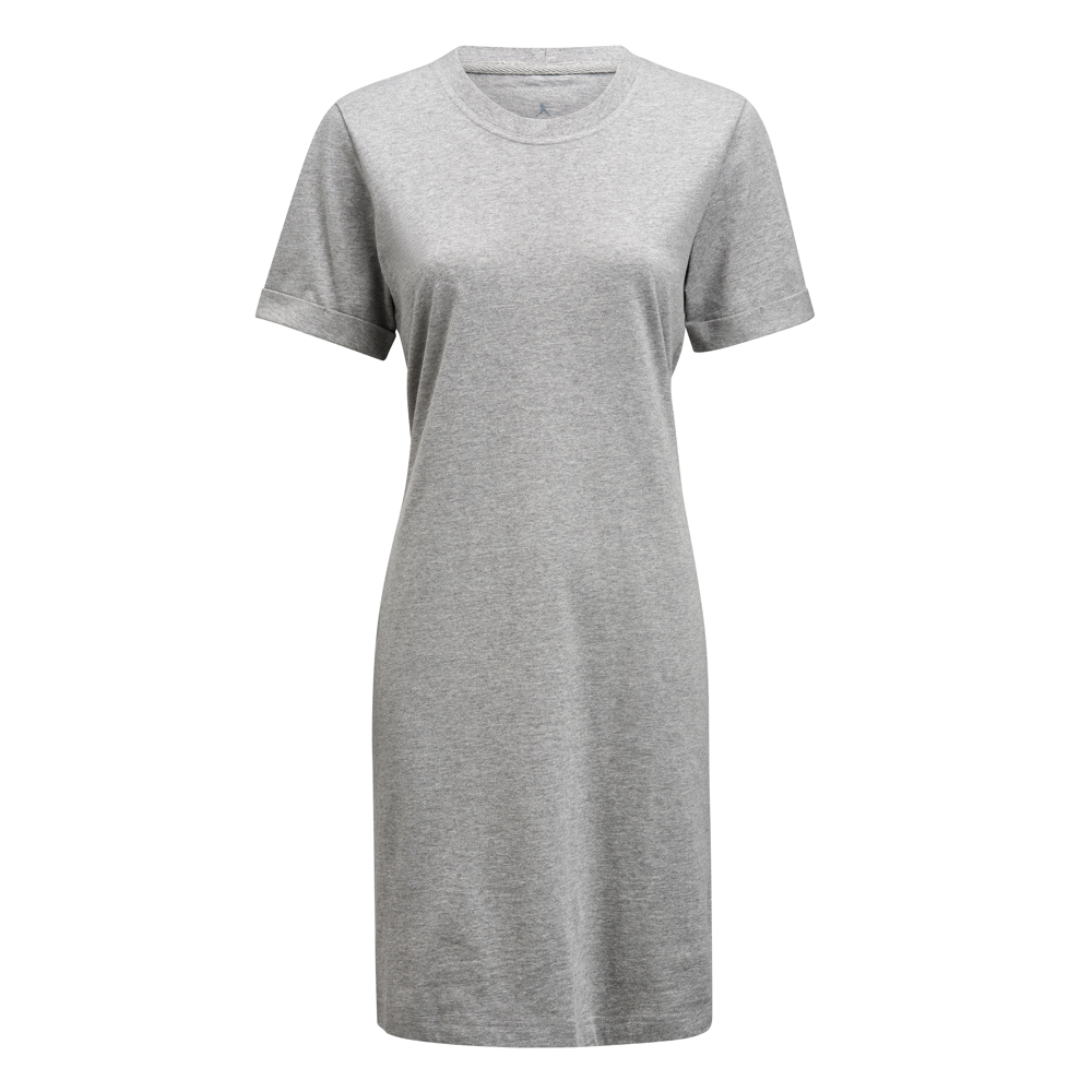 American T-shirt Dress Jurk Dames - Grijs Mêlée