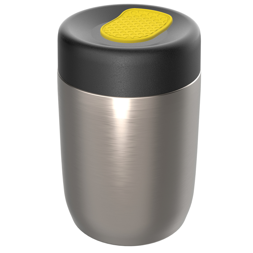 Thermo lunchpot RE98-myNIZZA - zwart, zilver, geel