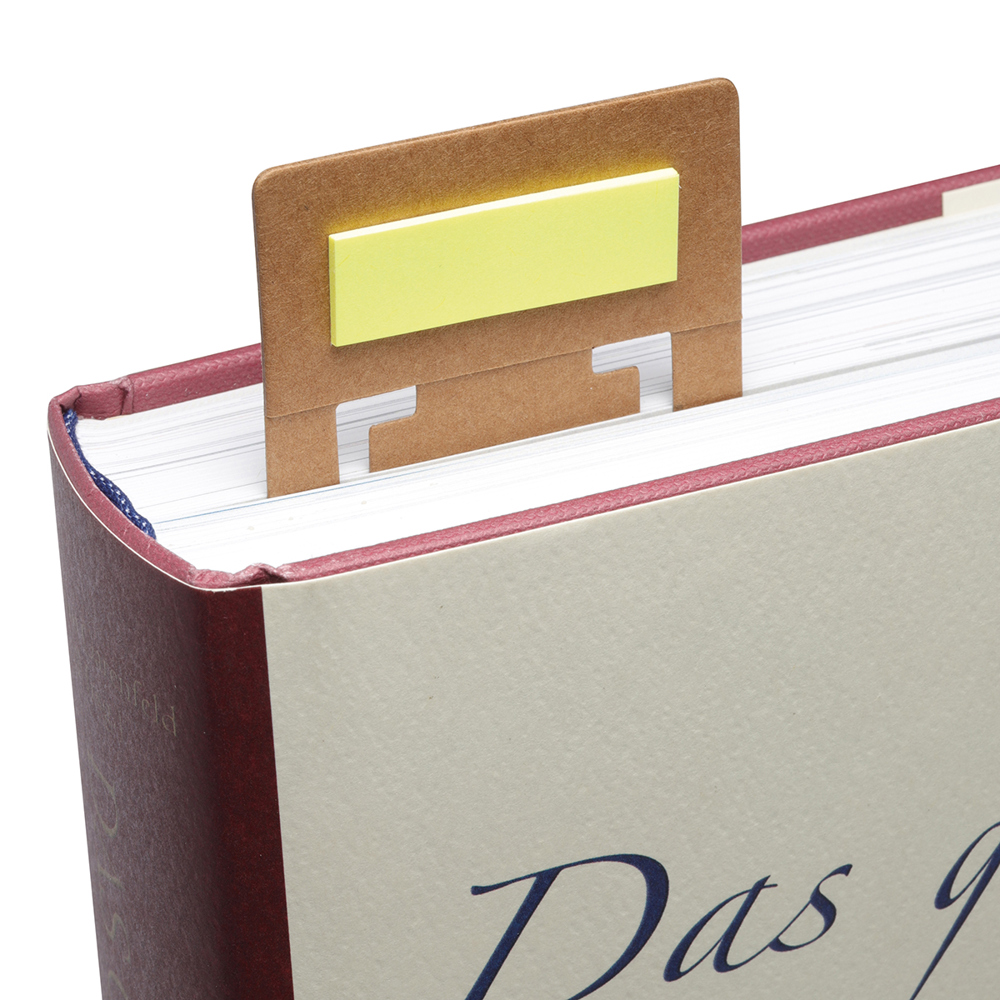 Zelfklevende memoblaadjes met boekenlegger, mini