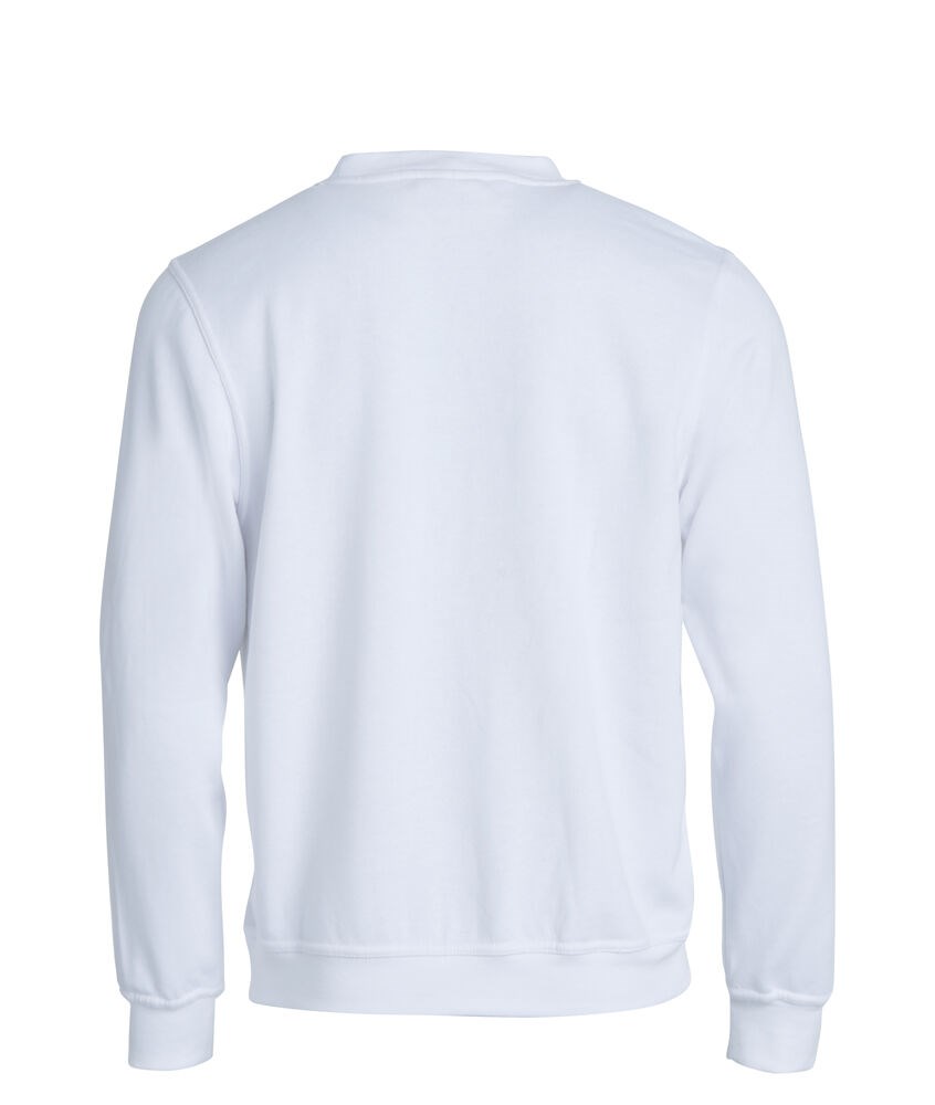 Clique - Basic Roundneck Wit 4XL