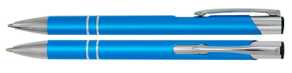 Aluminium balpen Marseille - turquoise
