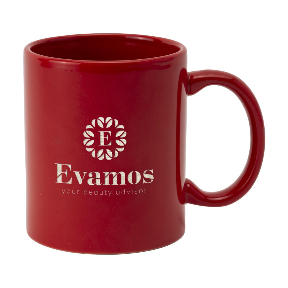 Kitty Mug Colour 350 ml mok - rood/rood (± PMS 485C)