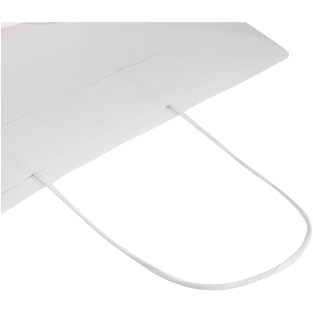 Papieren tas 120 g/m2 gemaakt van kraftpapier met gedraaide handgrepen - 24 x 9 x 32 cm