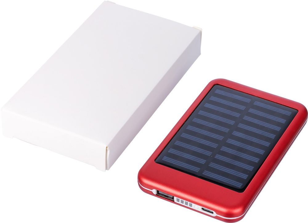 Powerbank Tycho | Aluminium | Solar | 4.000 mAh