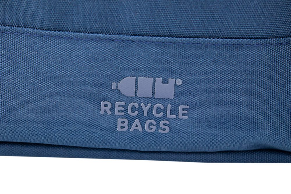 Recycle Bags Basic rolltop backpack, Marine blauw