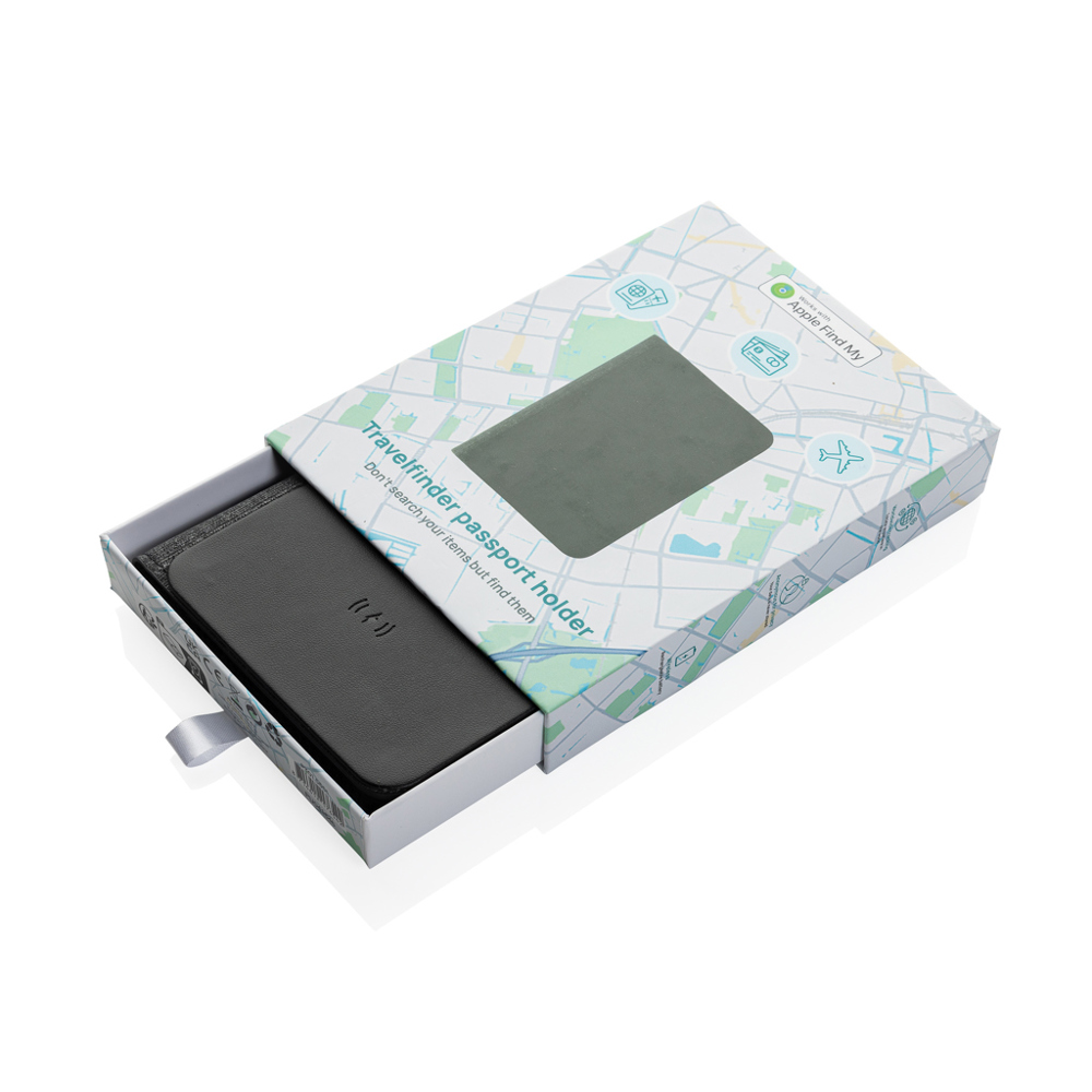 Travelfinder RCS rpoly paspoorthouder wereldwijd lokaliseren