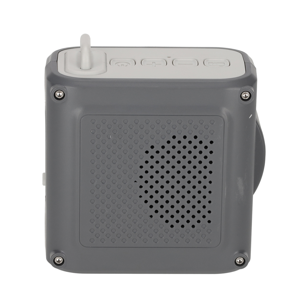 BRAINZ Retro Camera Speaker Grijs