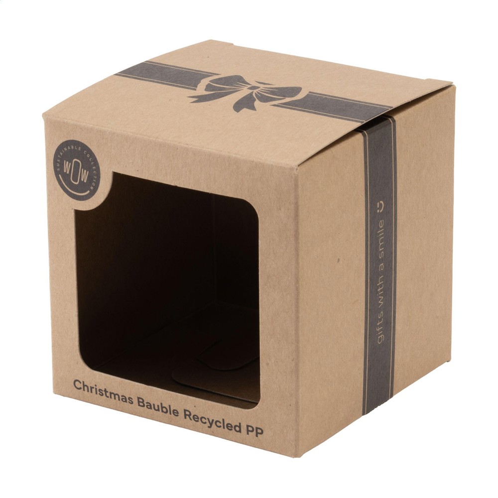 Kerstbal Ø 7cm Recycled PP Box - Made in Europe