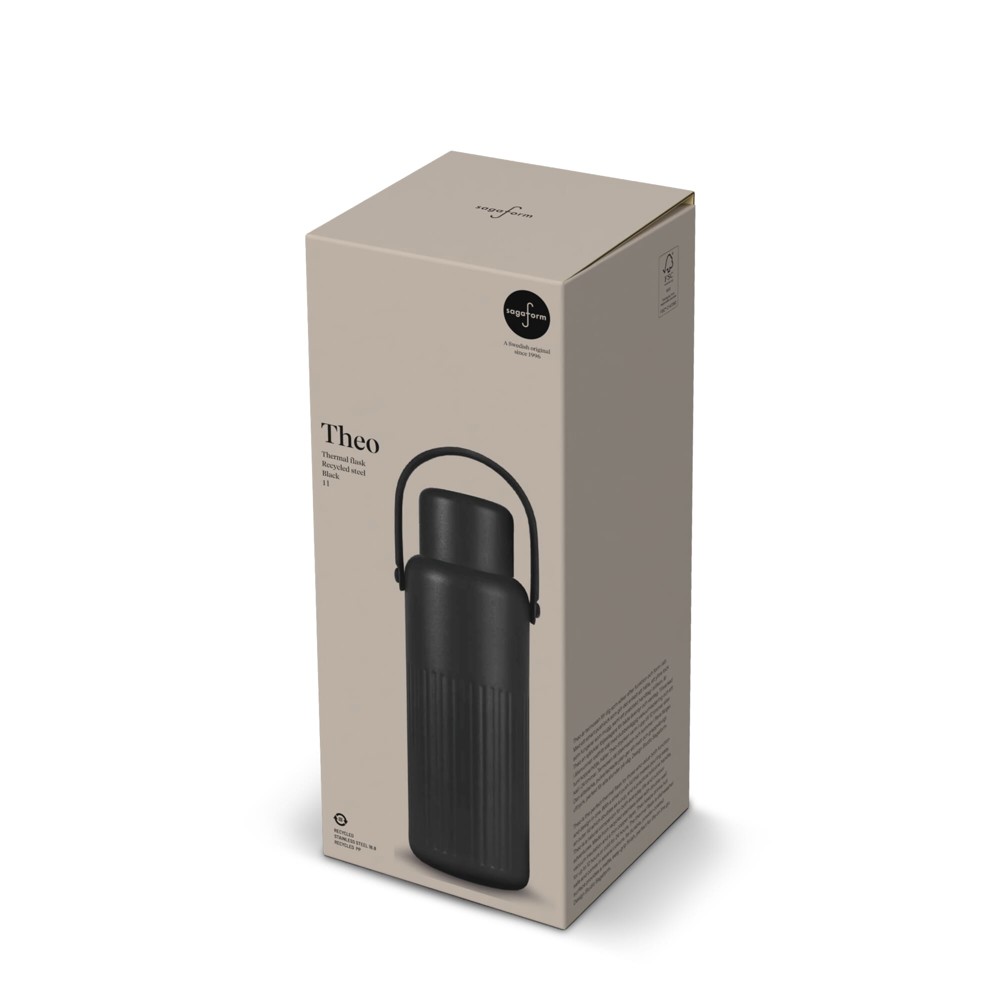 Sagaform Theo Thermosfles (gerecycled) 1 L