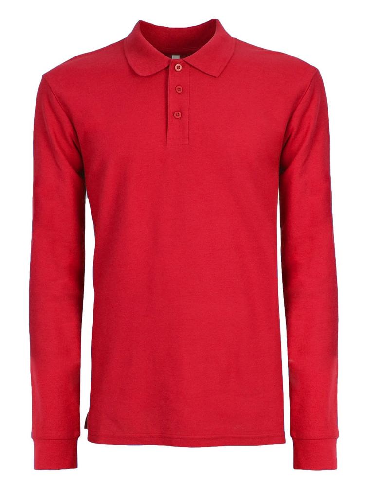 BS Evolution Polo Kids Long Sleeve - Rood (186C)