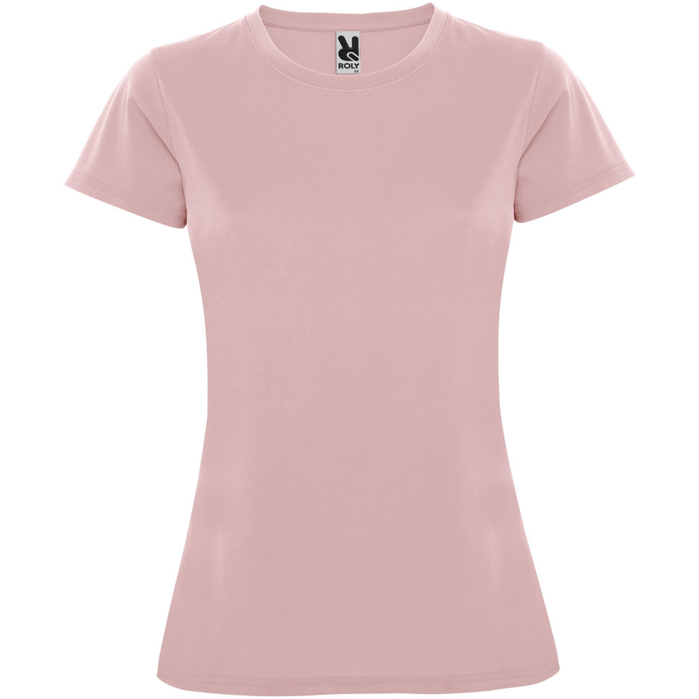 Montecarlo 150 g/m² sportshirt met korte mouwen voor dames - Lichtroze