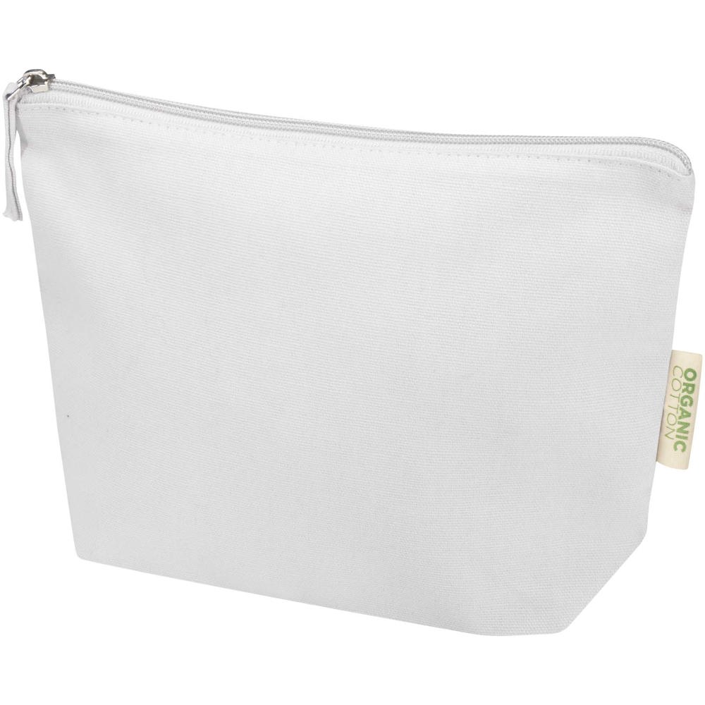Odisha 180 g/m² OCS biologisch katoenen toilettas 1L - Wit