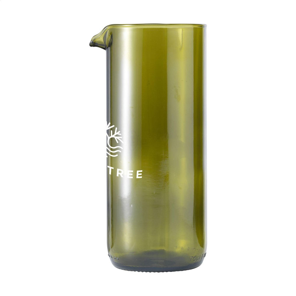 Rebottled® Carafe 600 ml karaf - Olijfgroen