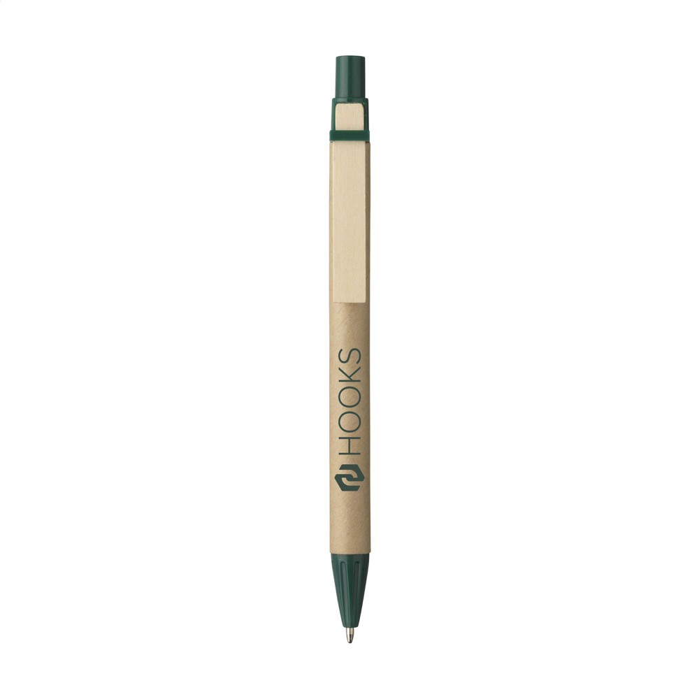 PaperWrite kartonnen pen - groen (± PMS 3308)