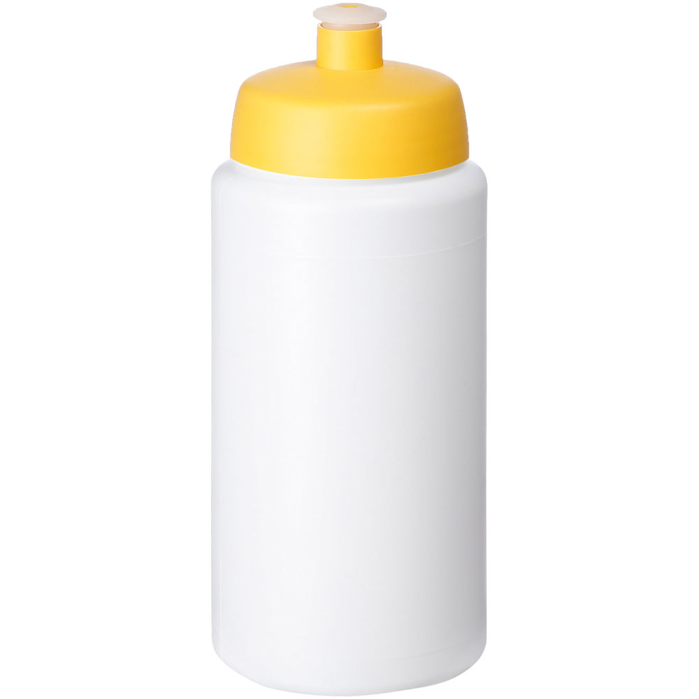 Baseline® Plus grip 500 ml sportfles met sportdeksel - wit, geel