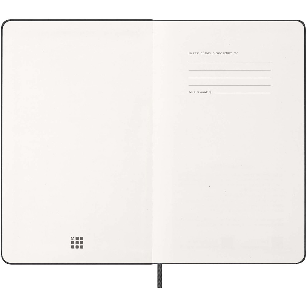 Moleskine week-agenda voor 12 maanden met harde kaft L
