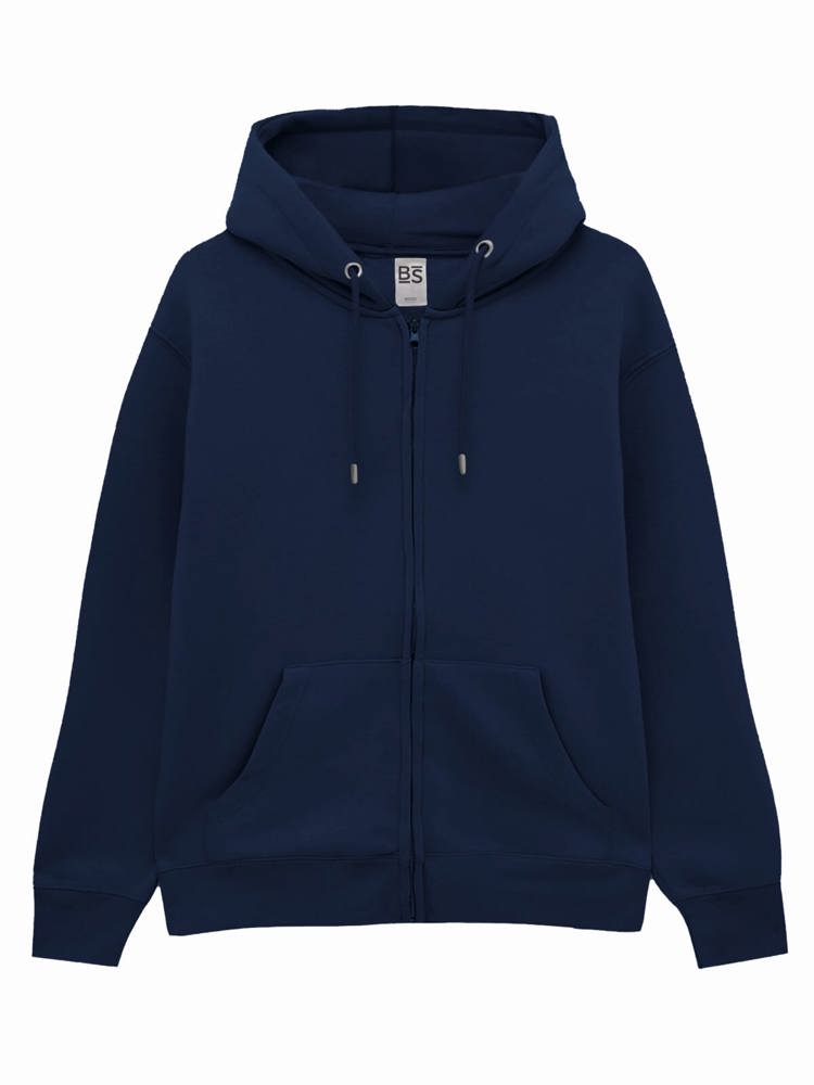 BS Vega full zip hoodie, 280 gr/m² - Navy (PMS 5395C)