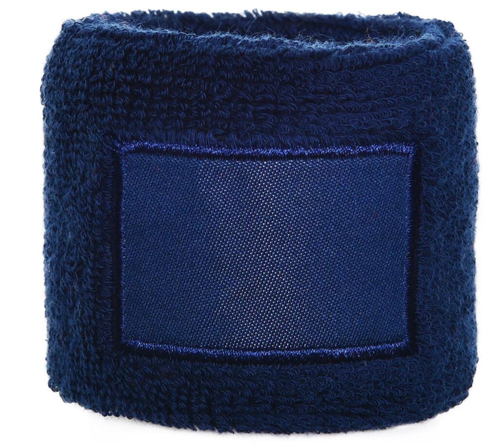 Nilton's Polsband met label - Navy (PMS 533c) / Navy