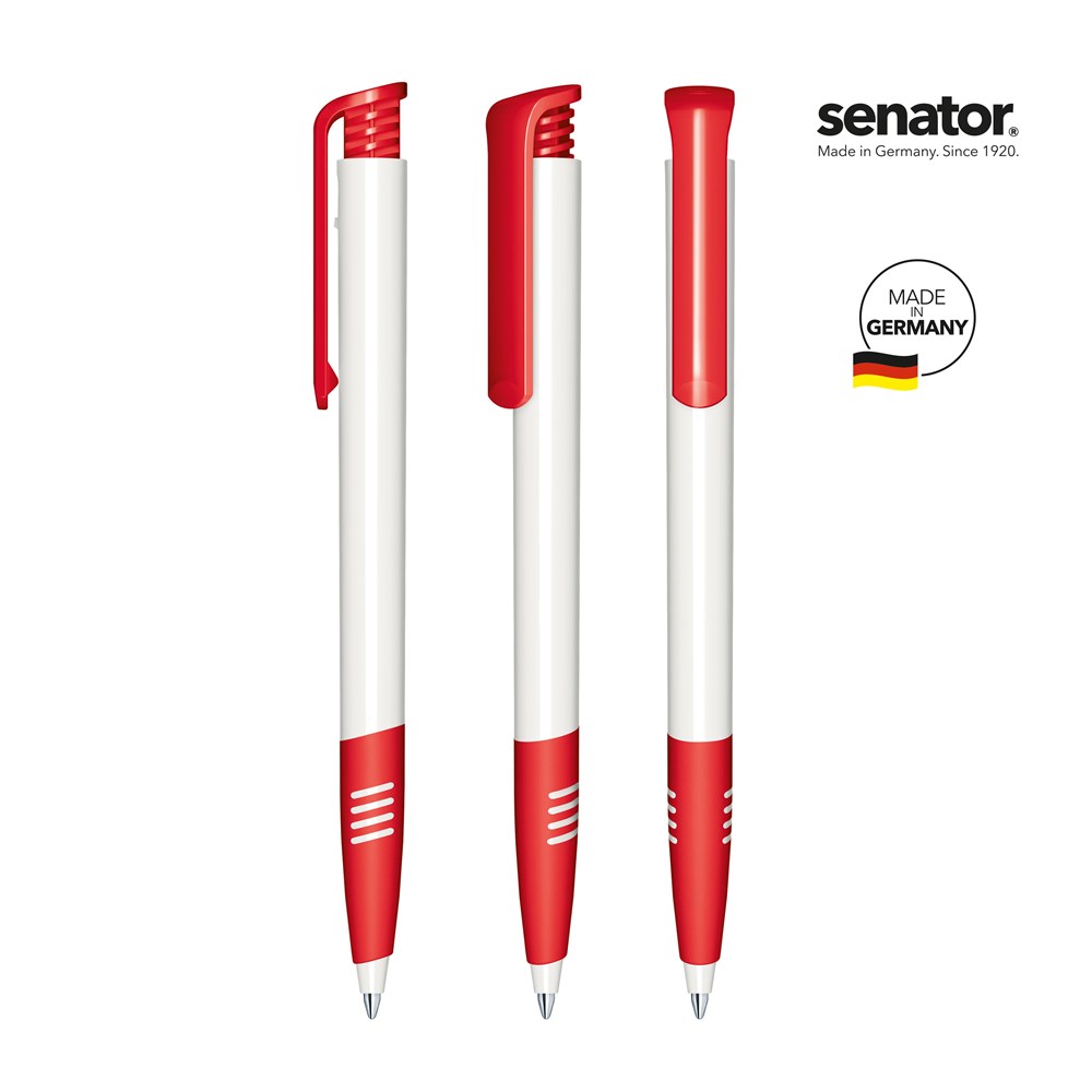 senator® Super Hit Polished Basic SG balpen - rood 186