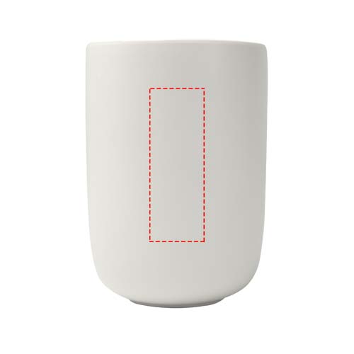 Male keramische bekers van 350 ml met matte afwerking, set van 2