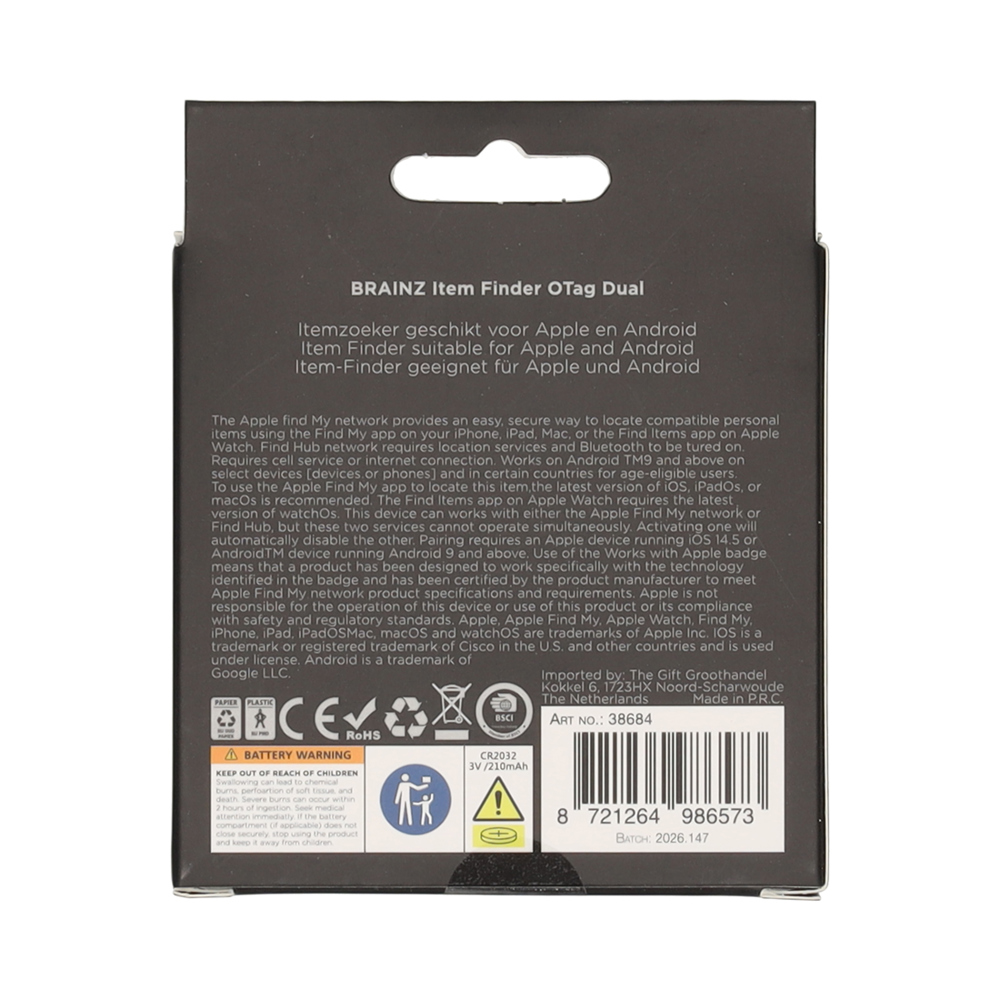 BRAINZ Item Finder OTag Dual