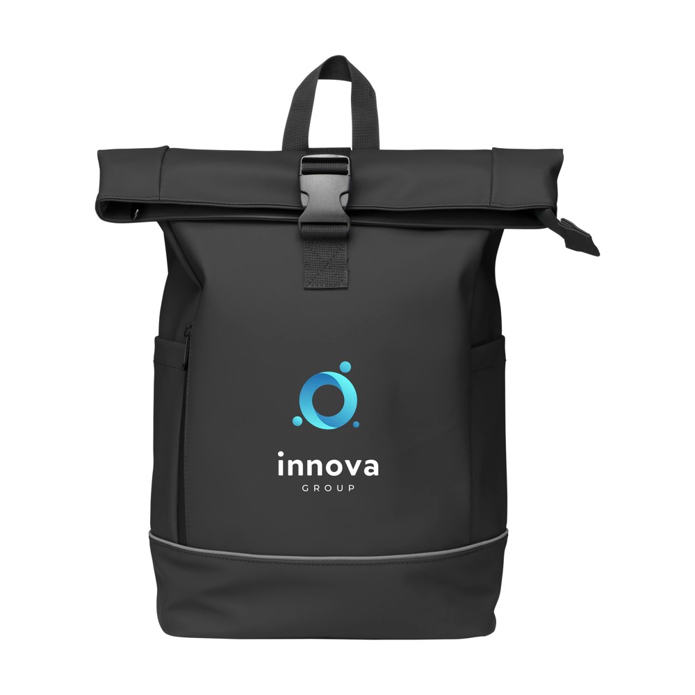 Lennon GRS Roll-Top Bicycle Backpack fietstas - Zwart