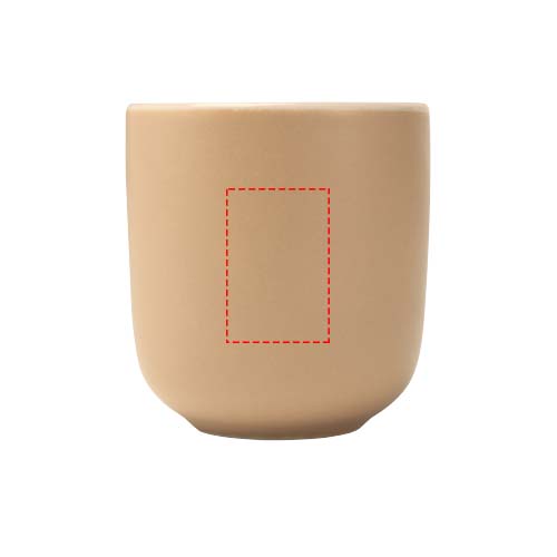 Male keramische espressokopjes van 90 ml met matte afwerking, set van 2