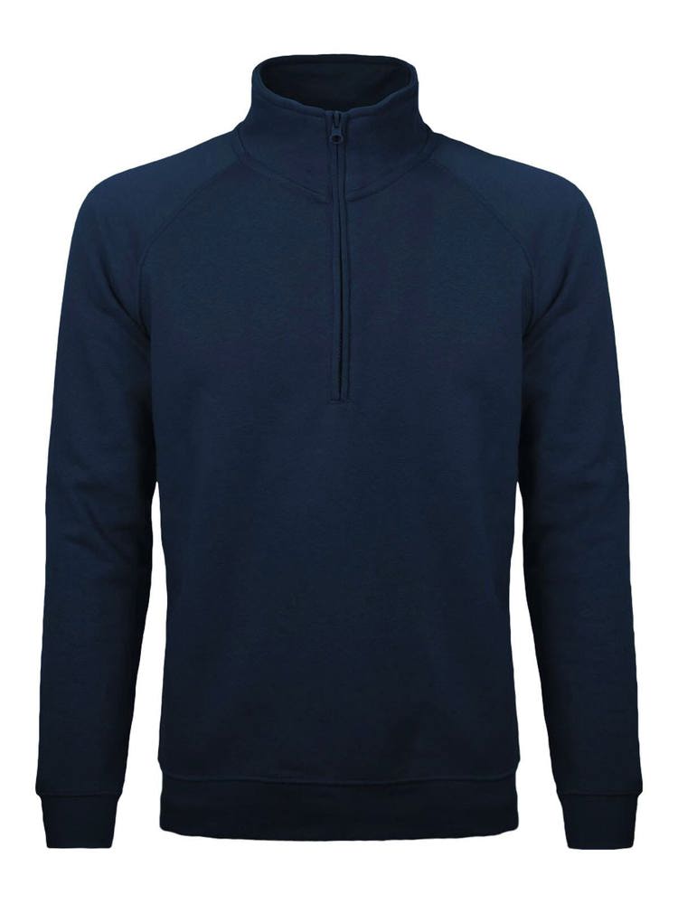BS Sirio half zip sweater, 280 gr/m² - Navy (PMS 5395C)