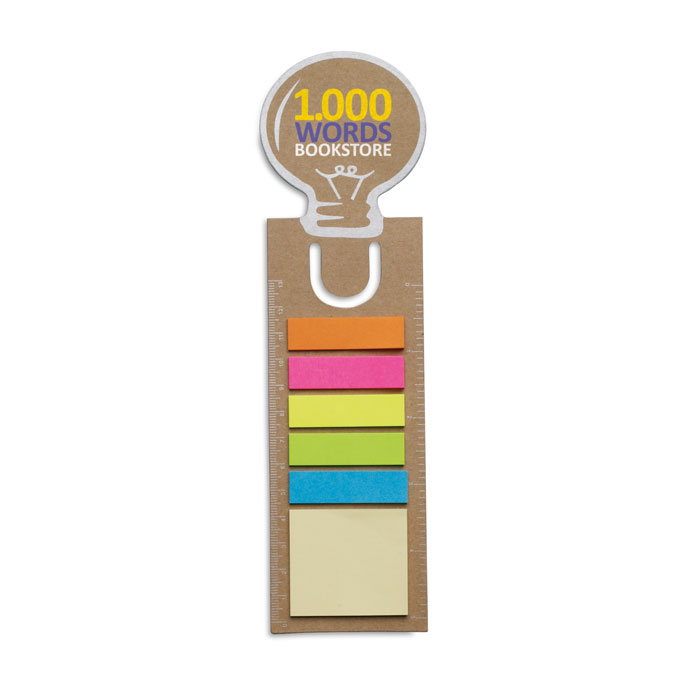 IDEA - Boekenlegger met memoblaadjes