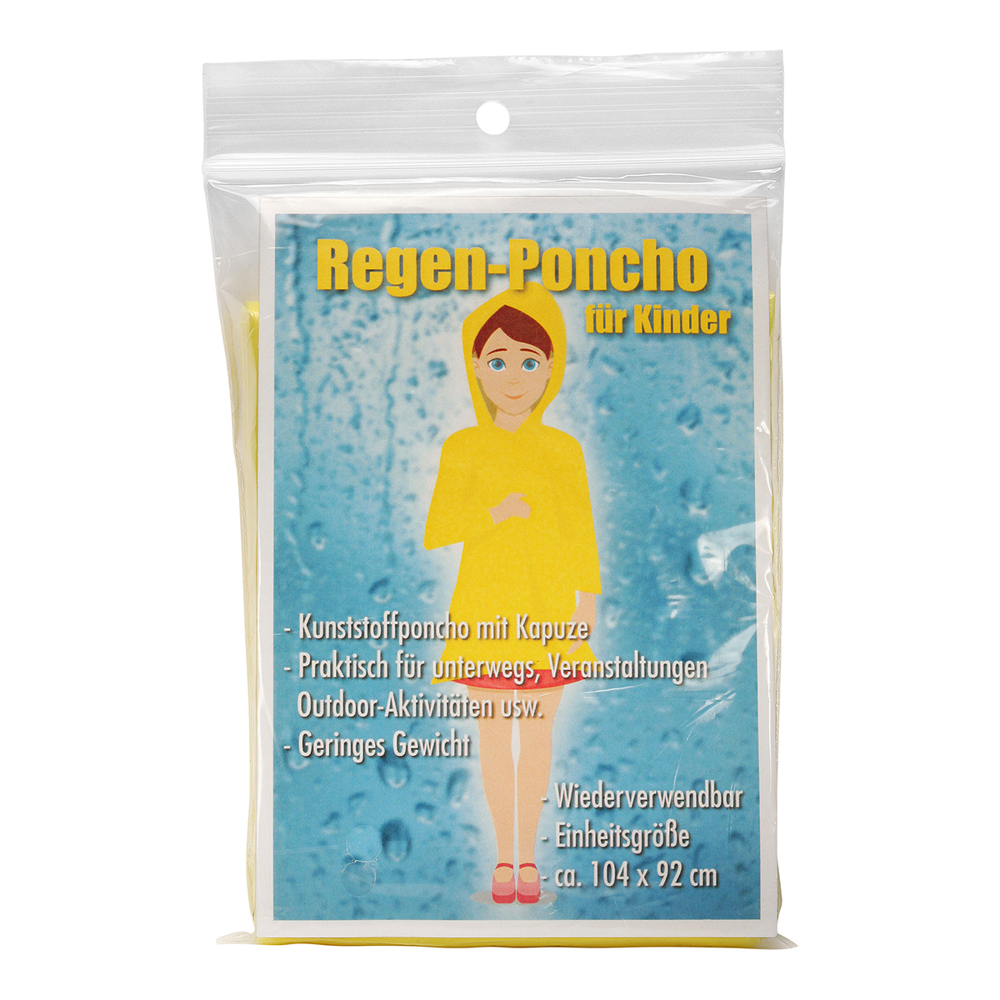 Regenponcho voor kinder