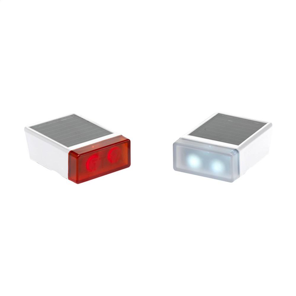 Solar Bikelight fietslampjes - Wit