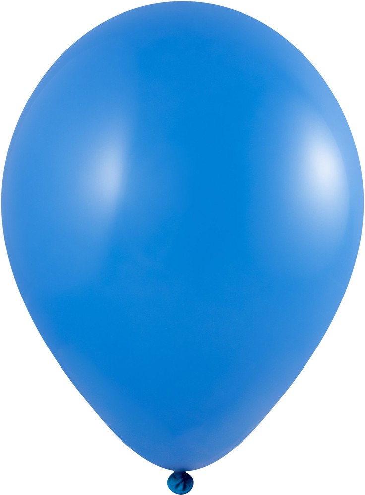 Ballonnen bedrukt High Quality Precision Print Ø 33 cm / omvang 85-95 cm / 11 inch - Midden blauw (1150)
