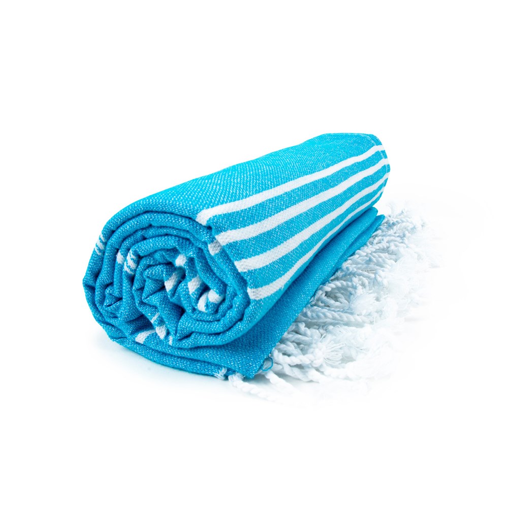 Hamam Sultan Towel - Turkoois/Wit