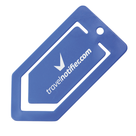 Papierclip pijl Maxi 120 mm - donkerblauw