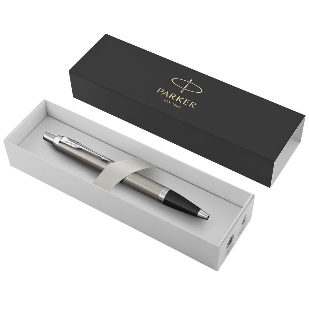 Parker IM balpen (blauwe inkt) - Zilver