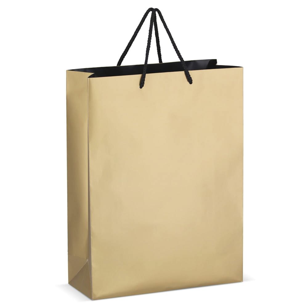 FSC Papieren cadeautas 30 x 12 x 40cm 200g/m² - Goud