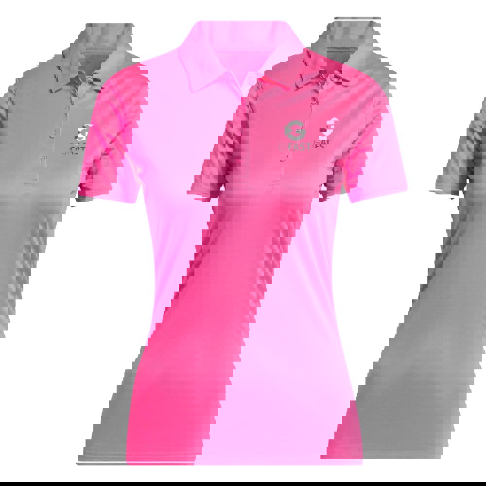 Adidas polo dames - roze