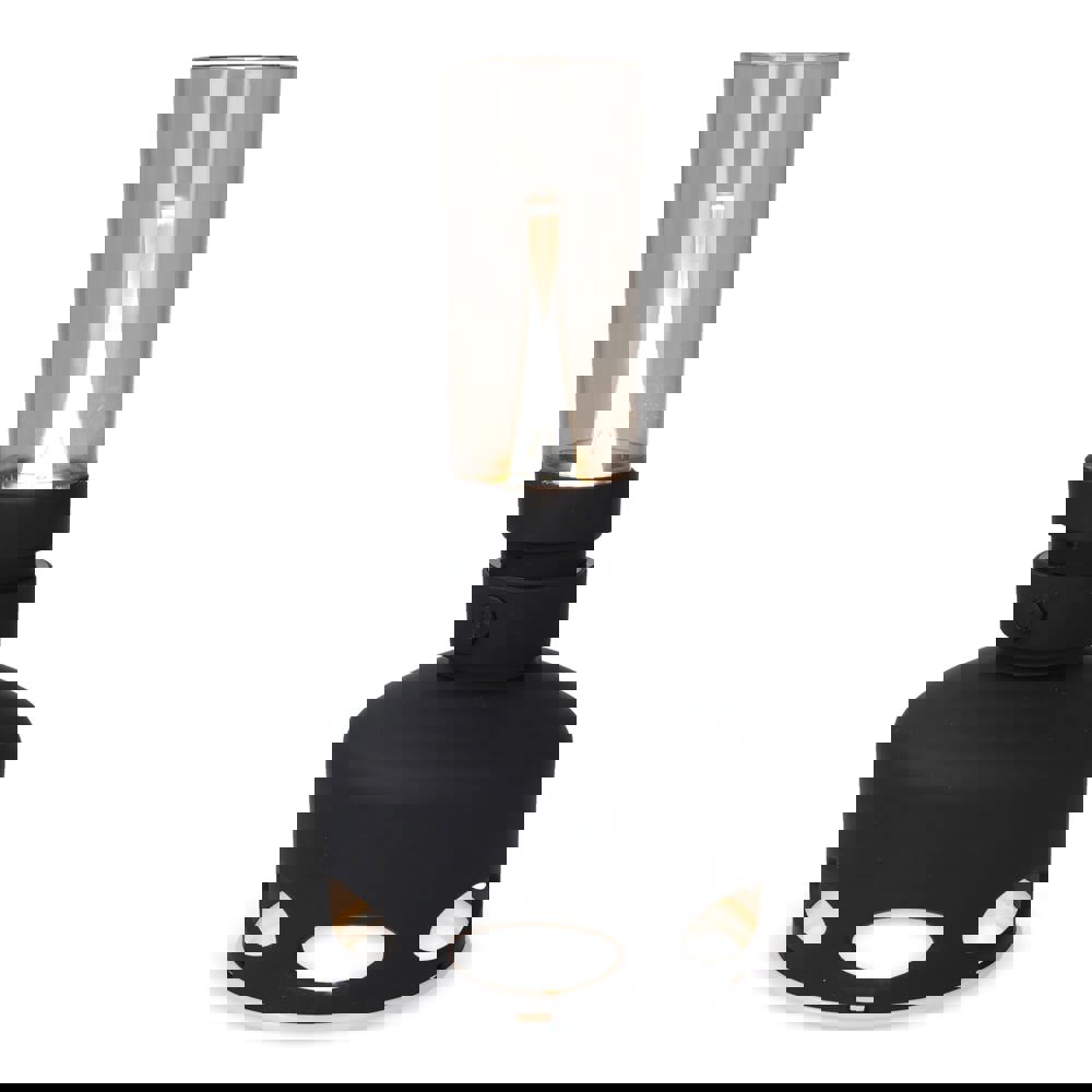 InSideOut Dimbare LED-lamp met (uit)blaassensor - Zwart