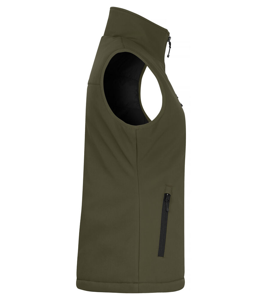 Clique - Padded Softshell Vest Women Mistgroen XXL